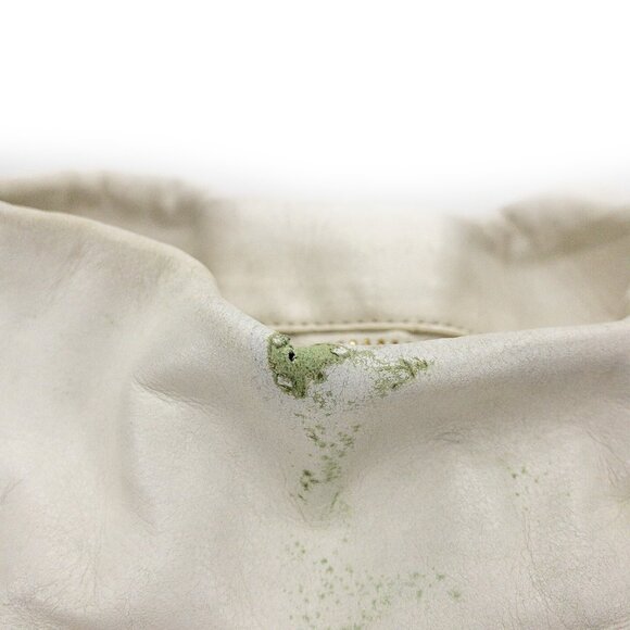 COACH Hampton White Ivory Belted/Pleated Hobo Shoulder Bag - K0693-10205 - Picture 8 of 16